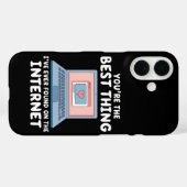 あなたは最高のインターネットで見つけたこと Case-Mate iPhoneケース (裏面 (横))