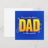 あなたは最高のパパだよ シーズンカード (正面/裏面)