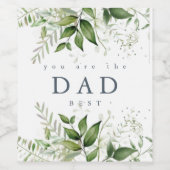 あなたは最高のパパの緑の野原 ワインラベル (シングルラベル)