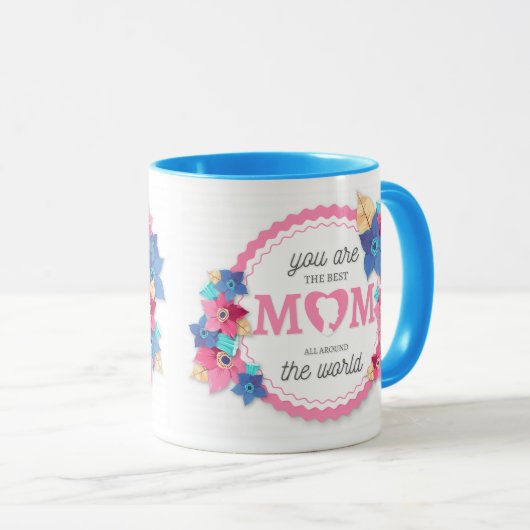あなたは最高のワールコーヒーの母さん マグカップ (正面右)