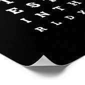 あなたは最高の世界の眼球図のパパ ポスター (角)