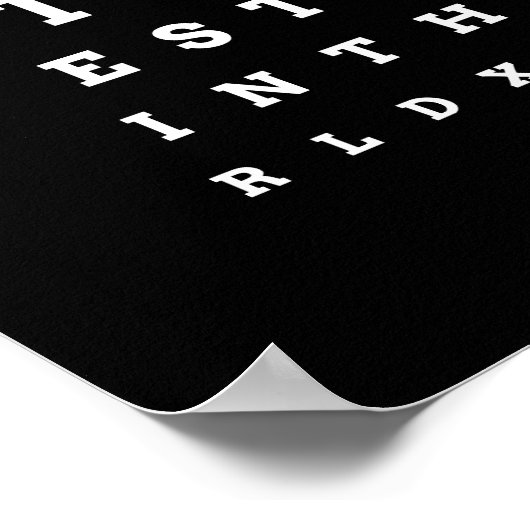 あなたは最高の世界の眼球図の母である ポスター (角)