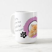 あなたは最高の猫の母親 コーヒーマグカップ (正面左)