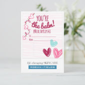 「あなたは最高の癒し」チャプスティック カード for R + F (スタンド正面)