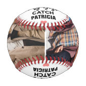 あなたは最高の、キャッチカスタムのカップルの名前と写真 野球ボール (正面)