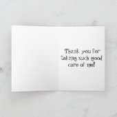 あなたは最高の! サンキューカード (内部)