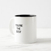 あなたは最高の ツートーンマグカップ (正面左)