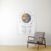 あなたは月の星に愛されている赤ちゃんシャワー タペストリー (インサイチュ)