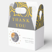 あなたは月の星に愛されている赤ちゃんシャワー フェイバーボックス (オープン)