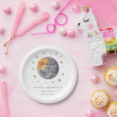 あなたは月の星に愛されている赤ちゃんシャワー ペーパープレート (パーティー)