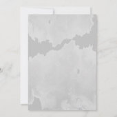 あなたは月の星に愛されている赤ちゃんシャワー 招待状 (裏面)