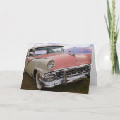あなたは未古のあなたはのクラシック自動車誕生日 カード (正面)