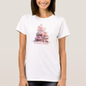 あなたは本で私を惹きつけました Tシャツ (正面)