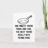 あなたは本当にフライパンの誕生日カードに カード (正面)