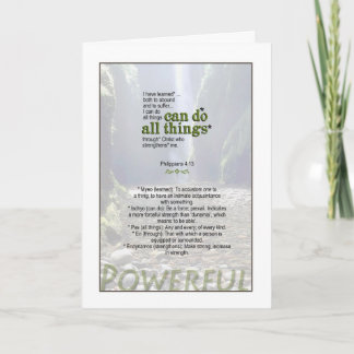あなたは本当に何でもできる – フィリップ4:13 カード