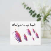 あなたは来ない？ゴキカラフルブリ ポストカード (スタンド正面)