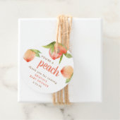 あなたは桃は赤ちゃんシャワー来ありがとう フェイバータグ (インサイチュ)