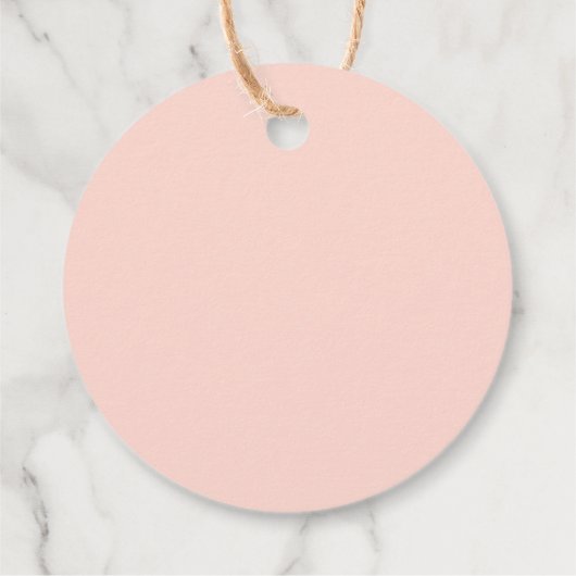 あなたは桃は赤ちゃんシャワー来ありがとう フェイバータグ (裏面)