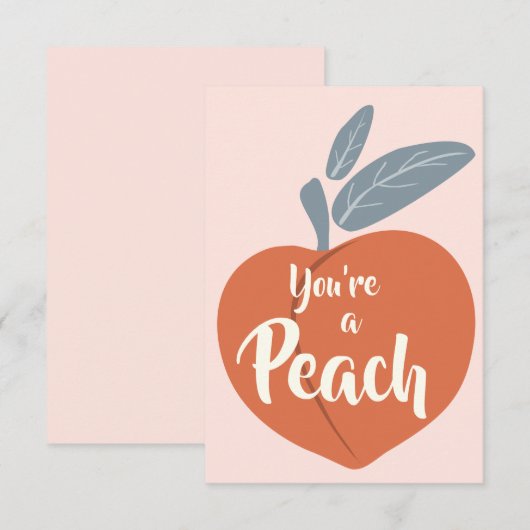 あなたは桃 サンキューカード (正面/裏面)