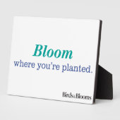 あなたは植えた場合 フォトプラーク (側面)