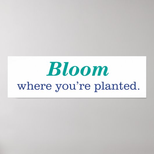 あなたは植えた場合 ポスター (正面)