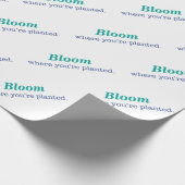 あなたは植えた場合 ラッピングペーパー (角)