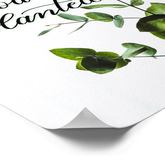 「あなたは植えられた場所で育つ」感動的引用文 ポスター (角)