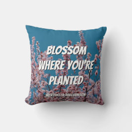 あなたは植えられた花カスタム咲きフローラ クッション