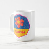 あなたは植えられた「開花」の場所！ コーヒーマグカップ (正面左)