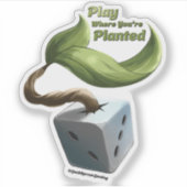 あなたは植え遊たビニールのシール シール (正面)