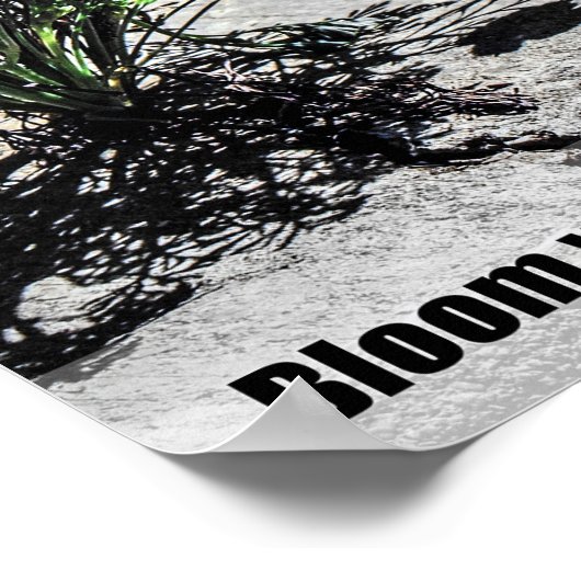 あなたは植栽した開花やる気を起こさせる ポスター (角)