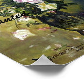 「あなたは植栽した開花バラポスター」 ポスター (角)