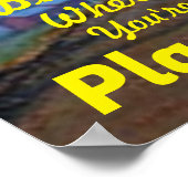 あなたは植栽した開花 ポスター (角)