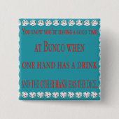 あなたは楽しいひとときを過ごすことを知っています 缶バッジ (正面)