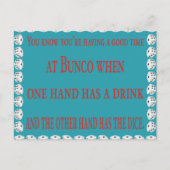 あなたは楽しい時間を過ごしている事を知っている ポストカード (正面)