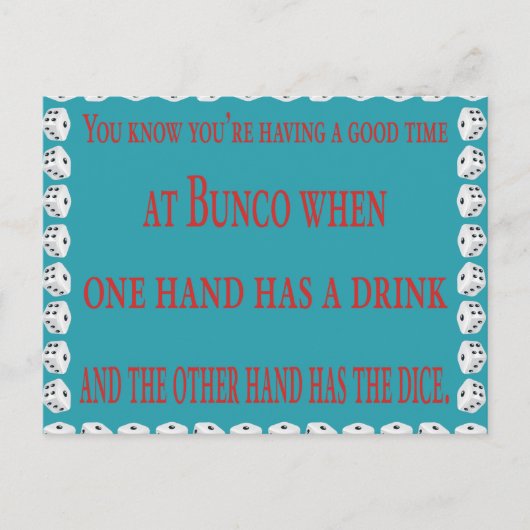 あなたは楽しい時間を過ごしている事を知っている ポストカード (正面)