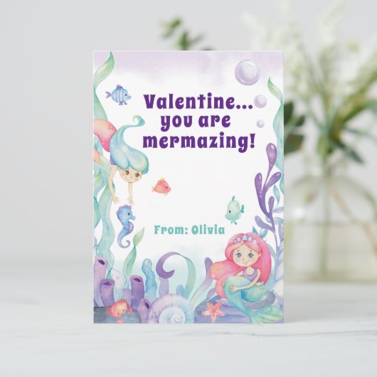 あなたは楽しめる教室バレンタインデー サンキューカード (スタンド正面)