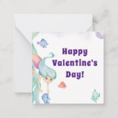 あなたは楽しめる教室バレンタインデー ノートカード (裏面)