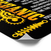 あなたは機械の整備士もしの理由かもしれない ポスター (角)