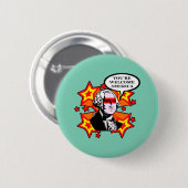 あなたは歓迎されたアメリカ 缶バッジ (正面&裏面)