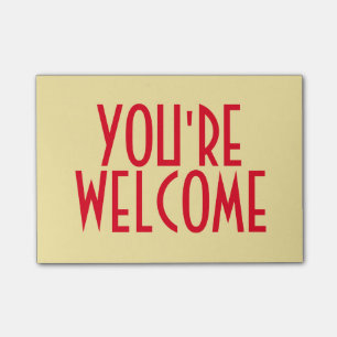 あなたは歓迎された後it®ノート ポストイット