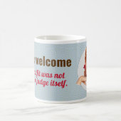 あなたは歓迎される コーヒーマグカップ (中央)