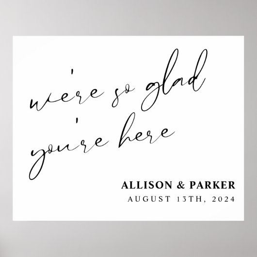 あなたは歓迎され結婚て ポスター (正面)