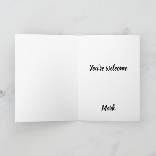 あなたは歓迎さカラフルれる花 シーズンカード (内部)