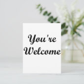 あなたは歓迎 ポストカード (スタンド正面)