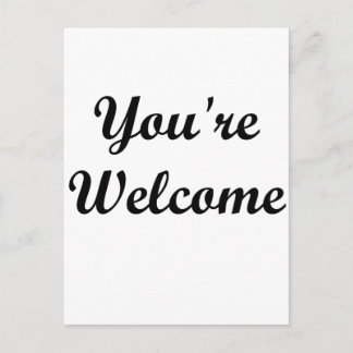 あなたは歓迎 ポストカード