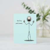 あなたは歓迎 ポストカード (スタンド正面)