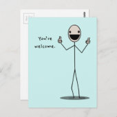 あなたは歓迎 ポストカード (正面/裏面)