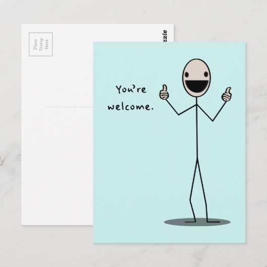 あなたは歓迎 ポストカード (正面/裏面)