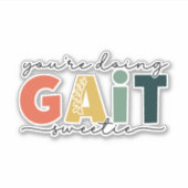 あなたは歩行恋人をする シール (正面)